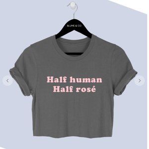 Half Human Half Rose tee